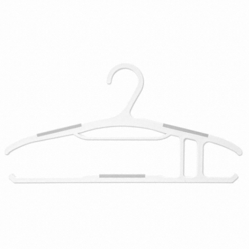 해피홈 리빙해피 ㅤ화이트 오닉스 바지걸이 (10개)_이미지