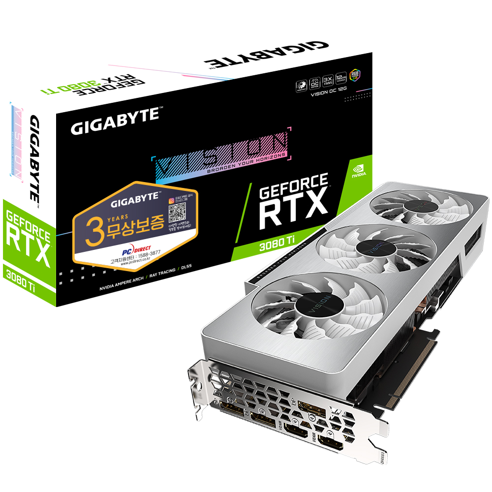 GIGABYTE 지포스 RTX 3080 Ti VISION OC D6X 12GB 피씨디렉트_이미지