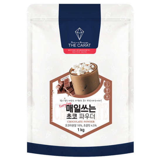 더나은에프앤비 더캐럿 매일쓰는 초코 파우더 1kg (1개)