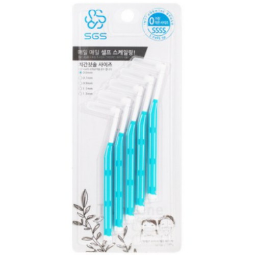신기술 SGS 어금니용 치간칫솔 0.6mm (1팩)_이미지