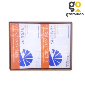 그램원 박스 페루새우 31/40 12kg 흰다리새우 대하 감바스 쉬림프