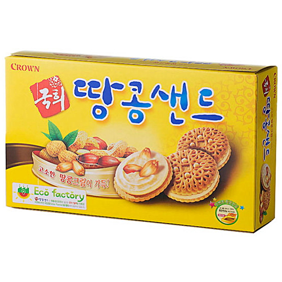 크라운제과 국희 땅콩샌드12개입 372g (10개)_이미지