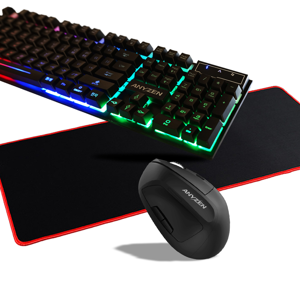 ANYZEN A70 Ű���� ��Ƽ�� ���콺 ��Ʈ with Pad