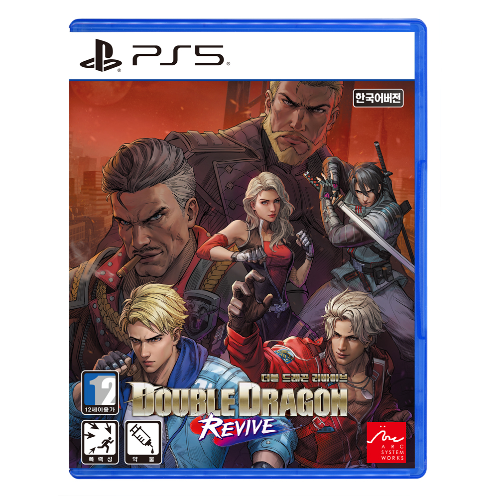 더블 드래곤 리바이브 한글판 PS5, 패키지디스크_이미지