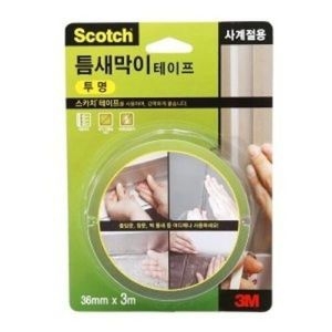 3M 스카치 5100 틈새막이 테이프 투명 넓은폭_이미지