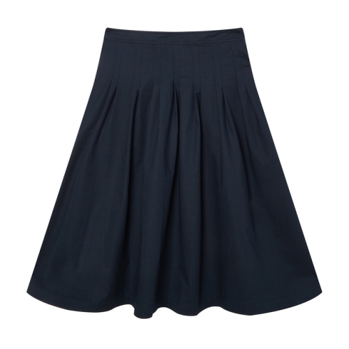 헤지스레이디스 여성 HSSK5C701N2 네이비 턱장식 면혼방 플레어스커트이미지입니다. 누르면 해당 게시물로 새창이동합니다.