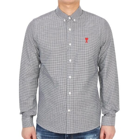 AMI 스몰 하트자수 옥스포드 체크 셔츠 A21HC013 402 004이미지입니다. 누르면 해당 게시물로 새창이동합니다.