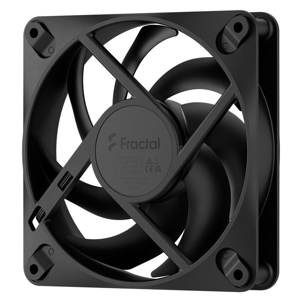 Fractal Design Dynamic3 12 리버스 (블랙)_이미지