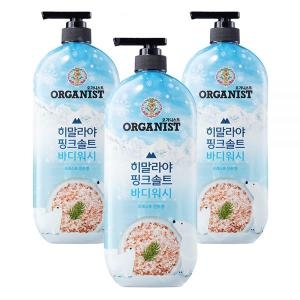 온더바디 오가니스트 히말라야 핑크솔트 바디워시 민트향 865ml (3개)_이미지