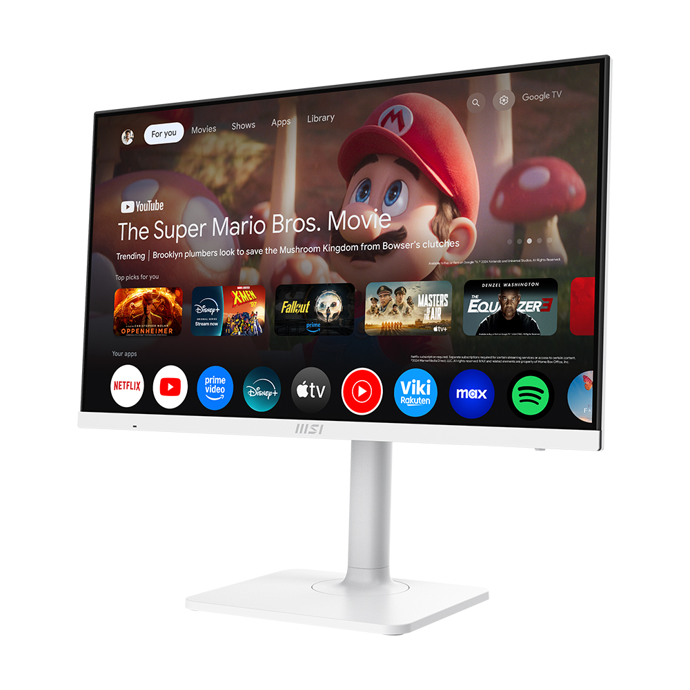 MSI MD272UPSWCL 4K UHD 스마트 화이트 PD65 무결점_이미지