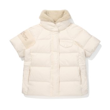 말본골프 웜 트리밍 반팔 다운 M5422PDJ53CRM_이미지