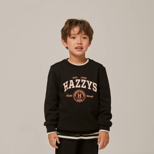 헤지스 허프12TM04M_BK 그래픽 테리 맨투맨 7538706 100_이미지