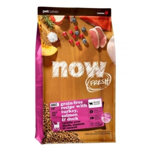 펫큐리언 나우(NOW) 캣 프레쉬 그레인프리 어덜트 3.6kg (1개)