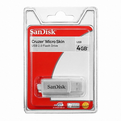 Sandisk Cruzer Micro Skin (4GB, iSOI)_이미지