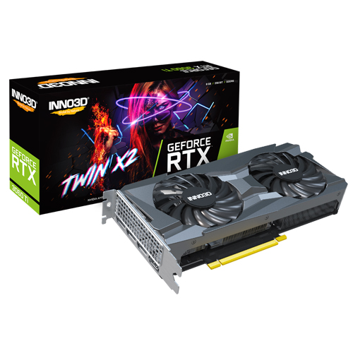INNO3D ������ RTX 3060 Ti D6 8GB TWIN X2