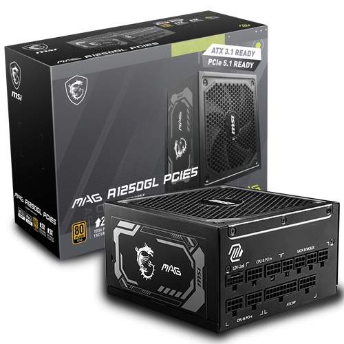 MSI MAG A1250GL 80PLUS골드 풀모듈러 ATX3.1