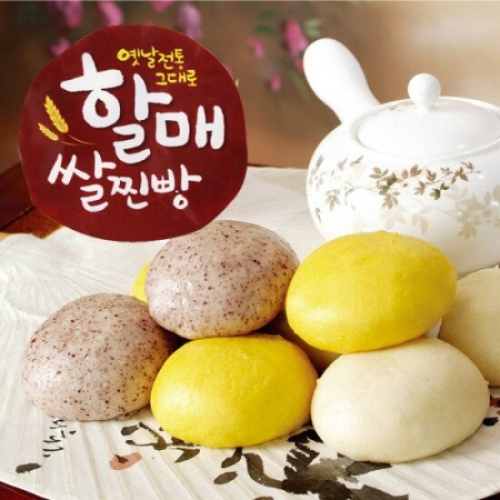 안흥식품 신제품 찐빵 3종 세트 할매 20+단호박 20+흑미 20_이미지