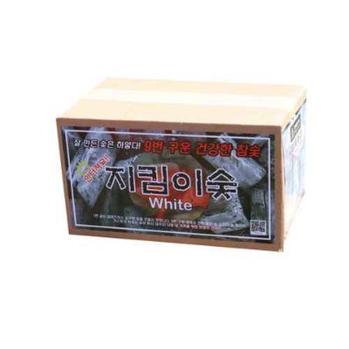 피터팬의캠핑 9번 구운 지킴이 숯 화이트 2kg