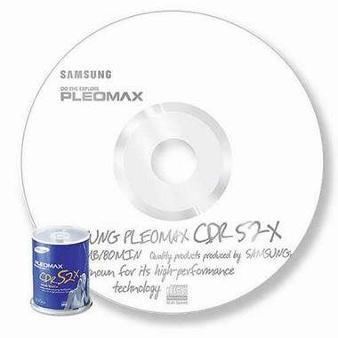 플레오맥스 CD-R 700MB 52x 케익 100장 PleoMax_이미지