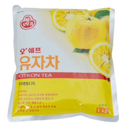 오뚜기 오쉐프 유자차 1kg (1개)
