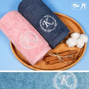 송월타월 코마 40수 무지 180g (5장)_이미지