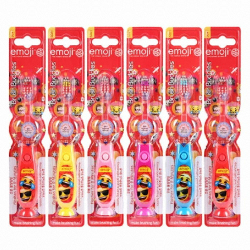브러쉬버디즈 이모지 불빛칫솔 (6개)_이미지
