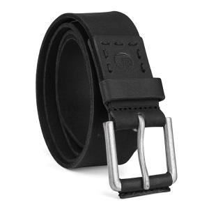 113876 남성용 풀업 가죽 벨트 블랙 40mm 34인치