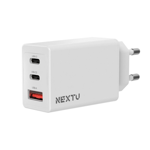 �������������ͽ� NEXTU PD PPS 65W 3��Ʈ GaN ������ NEXT-QC627GAN