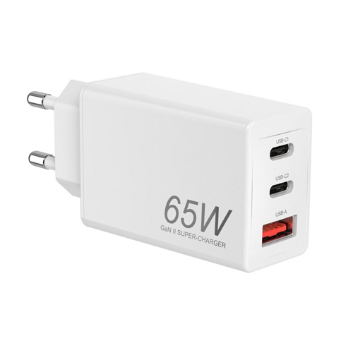 PD PPS 65W 3포트 GaN 충전기 NEXT-QC627GAN