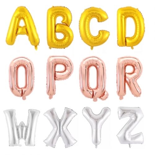 피앤비유니티 알파벳호일풍선 대 A-Z 골드대-A_이미지