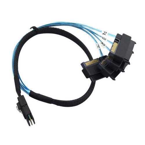 라이트컴 COMS BT636 SFF-8087 to SAS 22p x4 케이블 (0.5m)_이미지