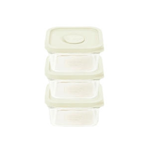 SGC�ַ�� �۶󽺶� �޹��� ���ڳӹ�ũ ���簢��, 440ml, 3��