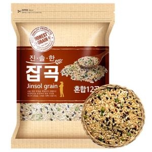 진솔그레인 국산 일품 혼합 12곡 2kg (1개)_이미지