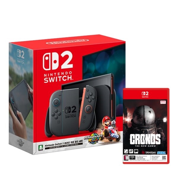 닌텐도 스위치 2 마리오 카트 월드 게임 타이틀 세트 크로노스 더 뉴던_이미지