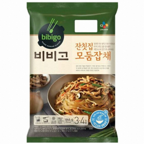 CJ제일제당 비비고 잔칫집 모둠잡채 644g (3개)_이미지