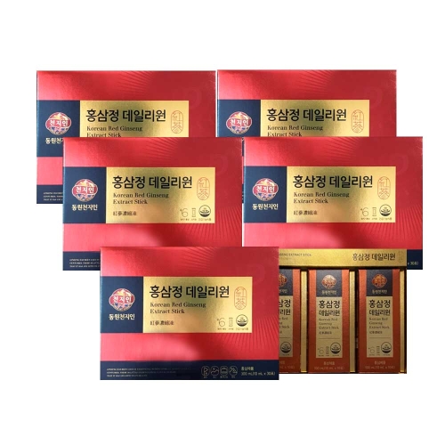 천지인 홍삼정 데일리원 10ml 30포 (5개)_이미지