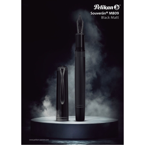 M809 매트 블랙 만년필