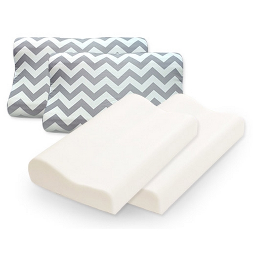 리브맘 고밀도 데일리 메모리폼 베개+랜덤커버 2개 (50x30x7/10cm)_이미지