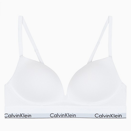 캘빈클라인언더웨어 모던코튼 AF 푸쉬업 브라 QF7623AD (100, 화이트)_이미지