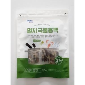 제주산 무를 넣어 깔끔하고 시원한 멸치 국물용팩 405g