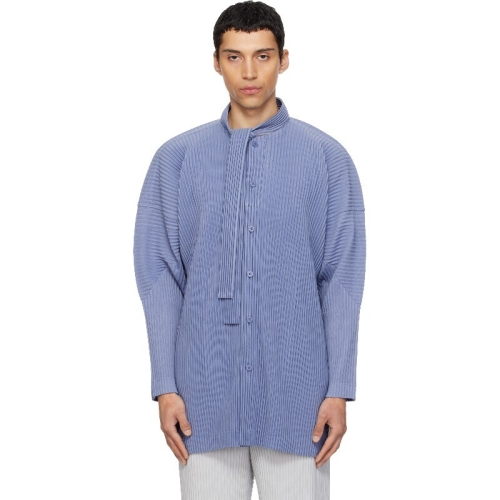  이세이미야케 Homme Plisse Issey Miyake 남성 블루 먼슬리 컬러 페브러리 셔츠 261729M192019