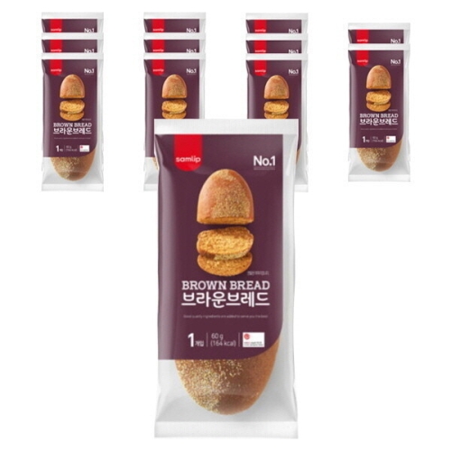 SPC삼립 브라운 브레드 60g (15개)_이미지