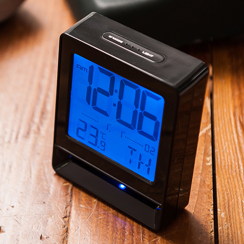 넥서스 nexus K0061 LCD 온도표시 디지털 탁상시계 W10cm_이미지