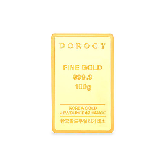도로시 24k 순금 도로시 골드바 100g (1개)_이미지