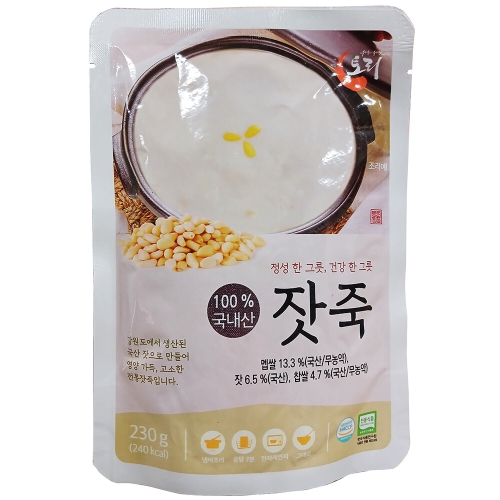 토리식품 잣죽 230g이미지입니다. 누르면 해당 게시물로 새창이동합니다.