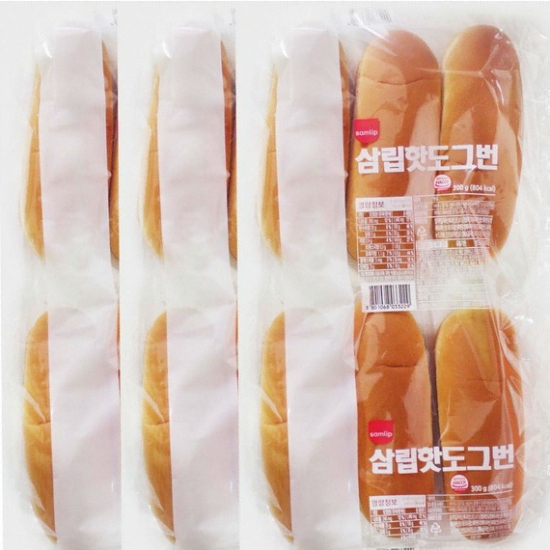 SPC삼립 핫도그빵 6개입 300g이미지입니다. 누르면 해당 게시물로 새창이동합니다.