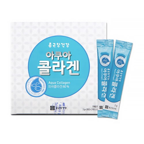 종근당건강 아쿠아 콜라겐 2g 60포 (5개)_이미지