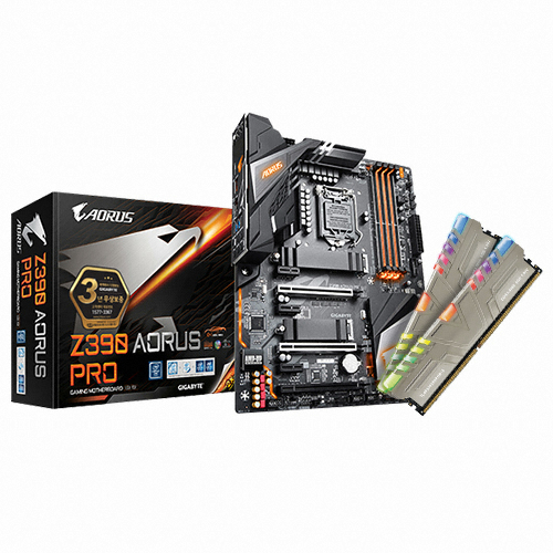 GIGABYTE Z390 AORUS PRO + RGB RAM 16GB 제이씨현