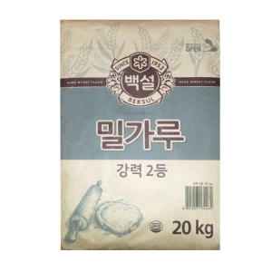백설 강력 2등 밀가루 20kg이미지입니다. 누르면 해당 게시물로 새창이동합니다.