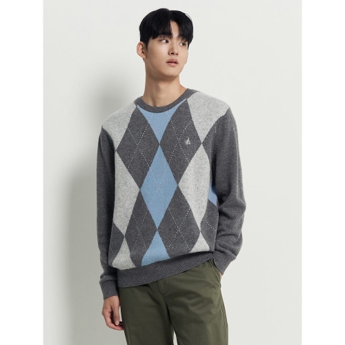 삼성물산 빈폴 남성 아가일 니트_BC5951C343